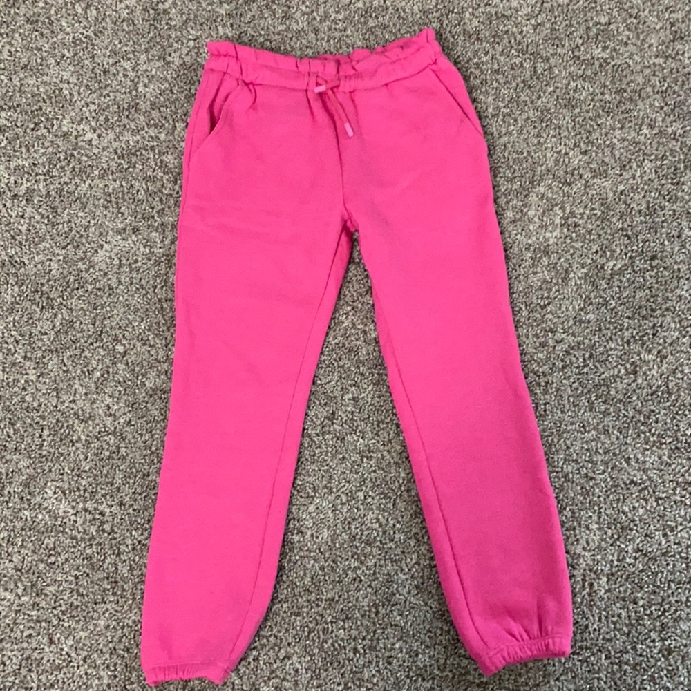 Pink sweatpants